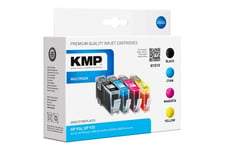KMP MULTIPACK H151V - 4 paket - sort, gul, cyan, magenta - blækpatron (alternativ till: HP 935, HP 934, HP C2P19AE, HP C2P20AE, HP C2P21AE, HP C2P22AE)