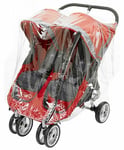 RAIN COVER TO FIT BABY JOGGER CITY MINI DOUBLE ZIPPED FOR EASY ACCESS UK MFD
