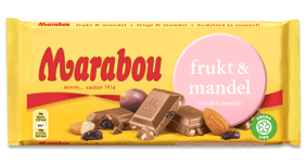 Marabou Frukt & Mandel 100g