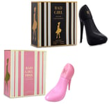 2 x Women's perfume Bad Girl Pink, Bad Girl Black Eau de parfum Ladies EDP 100ml