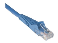Eaton Tripp Lite Series Cat6 Gigabit Snagless Molded (UTP) Ethernet Cable (RJ45 M/M), PoE, Blue, 5 ft. (1.52 m), 50-Piece Bulk Pack - Koblingskabel - RJ-45 (hann) til RJ-45 (hann) - 1.52 m - UTP - CAT 6 - formstøpt, uten hindringer, flertrådet - blå (en pakke 50)
