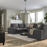 IKEA KIVIK u-formad soffa, 6-sits Bredd: 328 cm