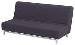 Sofa Pro The Heavy Cotton Beddinge Lovas Housse de canapé-lit est Compatible avec IKEA Beddinge Sleeper, Une Housse de Rechange de qualité pour futon (Gris foncé)