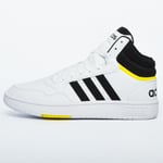 Adidas Hoops 3.0 Mid Mens Classic Court Retro Sneakers Trainers White