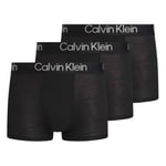 Calvin Klein Kalsonger 3P Ultra Soft Modern Trunks Svart modal X-Large Herr