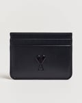 AMI Tonal Heart Logo Card Holder Black