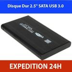 Boîtier Externe pour Disque Dur 2.5'' SATA USB 3.0 Box Alluminium Portatile PC