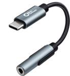 MicroConnect USB-C till 3.5 audio adapter, Grå