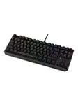 ENDORFY Thock TKL Red - keyboard - black - Tastatur - Sort