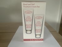CLARINS Hand And Nail Treatment Cream 2 X 100ml Total NEW & SEALED - RRP: £40.00