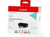GENUINE CANON PGI 9 MULTIPACK MBK/PC/PM/R/G ink cartridges PIXMA PRO 9500 MARK 2