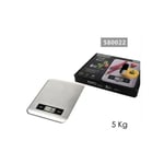 Trade Shop Traesio - Steel Touch Digital Kitchen Scale Max. Capacity 5kg écran Lcd 580022