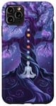 Chakra Méditation Arbre Nature Univers Éléments Coque pour iPhone 11 Pro Max