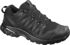 SALOMON Men's XA PRO 3D v8 Trail Running Shoe, Quarry/Black/Lime Punch