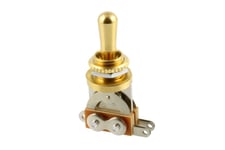 ALLPARTS EP-0066-002 Gold Short Straight Toggle Switch