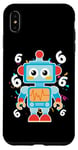 Coque pour iPhone XS Max T-shirt 6ème anniversaire robot robot pour enfants de 6 ans garçons et filles