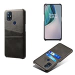 Korthållare Oneplus Nord N10 skal mobilskal hål laddare hörlurar - Svart OnePlus Nord N10 5G