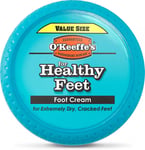 O'Keeffe's Healthy Feet Value Jar 180g Unscented HARDWORKING SKINCARE Pack of 1