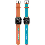 OtterBox Bracelet All Day pour Apple Watch, orange/bleu, 38mm/40mm, Bande toute la journée