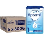 Aptamil First Infant Baby Milk Stage1Birth Formula Powder Substitute Pack 6x800g