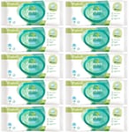 480 x Pampers Harmonie Aqua Water-based Baby Wipes, No Plastic Fragrance Alcohol