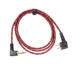 Hunter Audiokabel AC35P (3.5mm-Peltorkontakt, röd tygkabel)