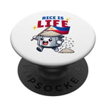Pinoy Pinay lover of rice is life funny Filipino rice cooker PopSockets Swappable PopGrip