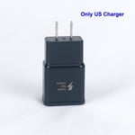 Seul chargeur américain-Pour Samsung Fast Wireless Charger Stand Pour Samsung Galaxy S22-S21-S20-S10-S9-S8 +