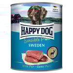 Ekonomipack: Happy Dog Sensible Pure 12 x 800 g - Sweden (vilt pur)