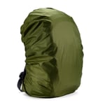 Regnskydd för ryggsäck/väska grön 75x59cm