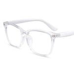 Datorglasögon Anti Blått Ljusfilter UV-Block Glasögon Unisex Vit 1 Pack White