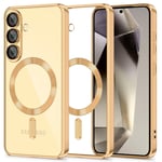 Samsung Galaxy S25 Tech-Protect MagFlex Skal - MagSafe Kompatibel - Guld