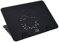 Cooler Master NotePal ErgoStand IV Laptop Cooler - Ergonomic Design, 5 Height Settings, Quiet 140mm Fan, Full Mesh Board, LED Strip, USB Hub, Supports Notebooks up to 17 "