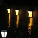 6 Led Solar Power Lamp Pir Motion Sensor Wall Light Outdoor Wate White