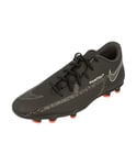 Nike Phantom Gt2 Club Fg/mg Mens Football Boots Black - Size UK 12