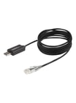 6 ft. / 1.8 m Cisco USB Console Cable - USB to RJ45 - 460Kbps - serial cable - 1.8 m - black