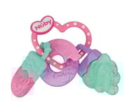 Nuby bitleksak IcyBite sötsaker, rosa/turkos/lila