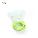 2 Pcs Candy Color Hairband Elastic Hair Rope Ponytail Holder 16