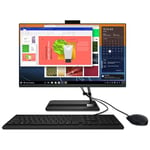 Lenovo IdeaCentre AIO 3 24ITL6 Ordinateur de Bureau 23.8'' FHD (Intel Core i5, RAM 8Go, 1To HDD plus128Go SSD, Intel Iris XE Graphics, Windows 10 Home) Clavier USB Calliope, AZERTY - Noir