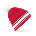 Beechfield Stadium Beanie - Kelly Green/White / One size
