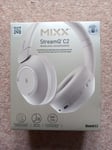 Mixx StreamQ C2 Wireless White Headphones (New & Boxed)
