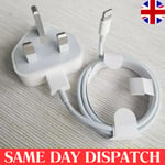 Genuine USB Charger For iPhone Adapter Plug 3Pin & 2M Cable Apple 12 13 14 Pro