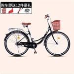 Singlespeed City Bike Dual Disc Brake Ultra Light Portable City Bike Unisex Lady Cycling-J-24inch