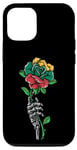 Coque pour iPhone 13 Rose de Lituanie avec squelette drapeau lituanien Racines Souvenir