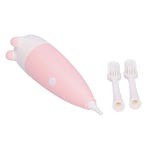 (Pink)Toddler Electric Toothbrush Kids Plastic Cleaning Toothbrushes SLS