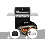 Weber - Barbecue à gaz Spirit E-315 mix gril et plancha + Housse + Kit de nettoyage