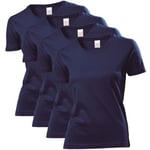 Stedman 4P Classic Women T-shirt Marin bomull 3XL Dam
