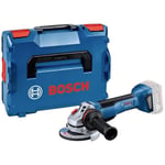 Bosch Professional GWS 18V-10 P solo 06019J4102 sladdlös vinkelslip 125 mm + fodral, utan batteri, utan laddare