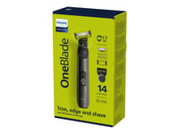 Philips OneBlade Pro QP6551 Kasvot + vartalo - partakone - kromi