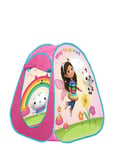 Pop Up Play Tent Gabby´s Dollhouse In Carry Bag Toys Play Tents & Tunnels Play Tent Multi/patterned Gabby's Dollhouse